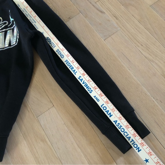 Jordan Jumpman + Nike Iridescent Logo Black Pullover Hoodie Big Boys L 12-13 Yrs - Picture 9 of 10